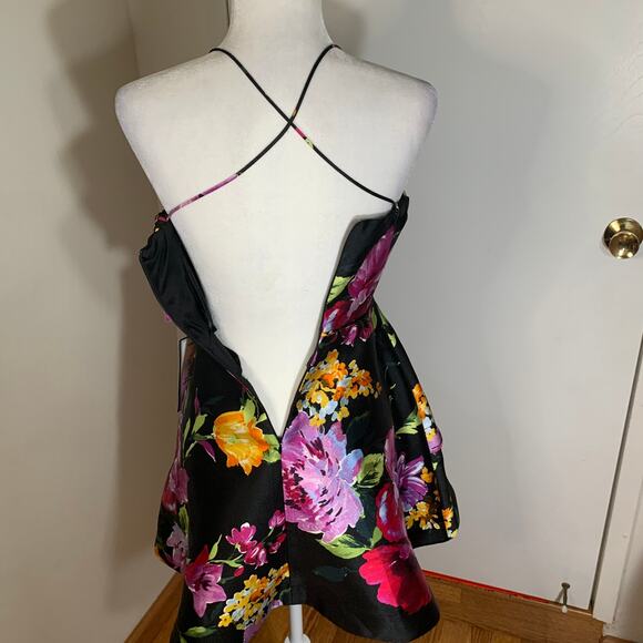 BCX Juniors' Asymmetrical Fit & Flare Dress Size 1 (NWT) - Picture 8 of 14